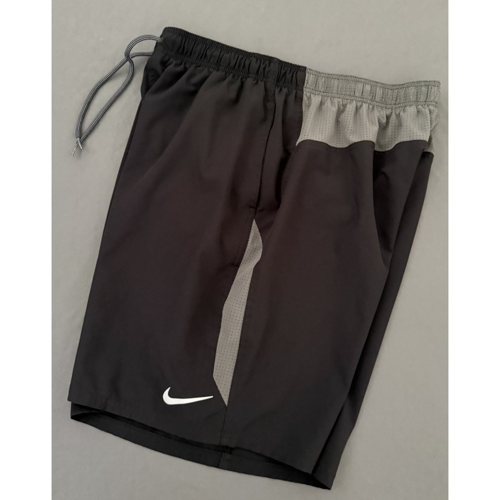 Nike Contend Volleyball Short Mens XL Black Gray 4 Way Stretch Pockets Athletic
